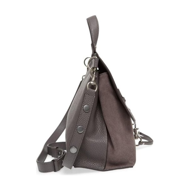 Rebecca Minkoff Medium Keith Suede & Leather Satchel - Picture 3 of 12